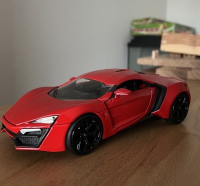 Lykan Hypersport Jada Modellauto 1:24 Fast & Furious 7 rot