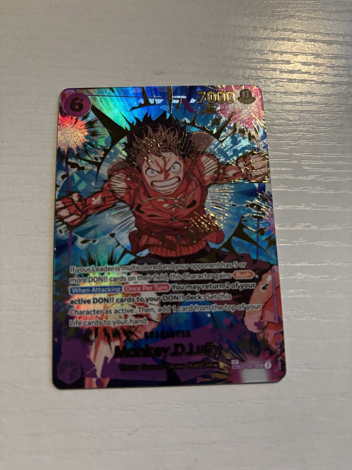 Monkey.D.Luffy EB02-061 (SP) EB02-061 Premium Booster The Best Vol 2 English