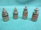 4 vtg original Klipsch KG 3.2 speaker wire jacks
