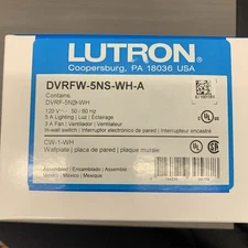 Lutron Claro Smart Switch with Wallplate for Caséta DVRFW-5NS-WH - Brand New