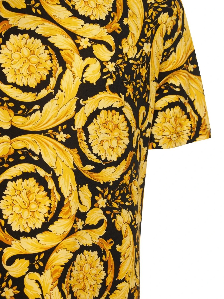 VERSACE|UNDERWEAR SHIRTS (BAROCCO UNDERSHIRT (1000959 1 VERSACE Underwear 'BAROCCO' Designer Stretch T-Shirt Italy 5