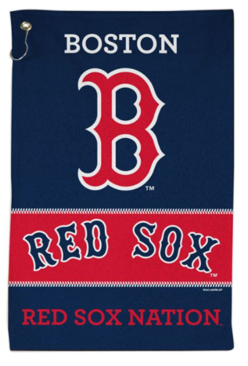 MLB Boston Red Sox "Red Sox Nation" Sports/Golf Bag Fan Towel 16" x 25"