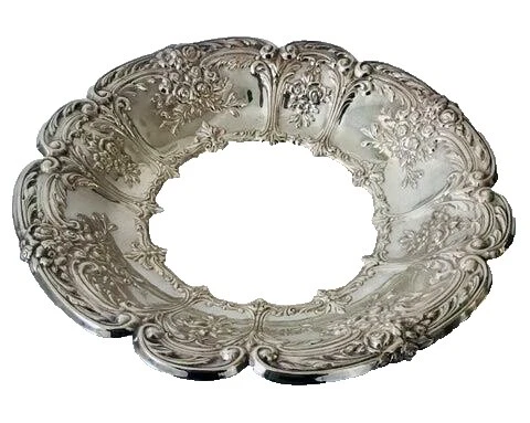 Art Deco Rose objetos antiguos de plata de EE. UU.