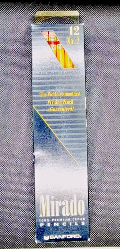 VTG 1998 Mirado 100% Premium Cedar Pencils No # 1 02095 Sanford 12 Pencils W Box - 第 1/7 張圖片