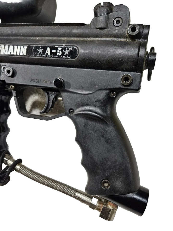 Tippmann A5 RT Paintball Gun Expansion Chamber Cyclone Feeder NEEDS SOME WORK eBay