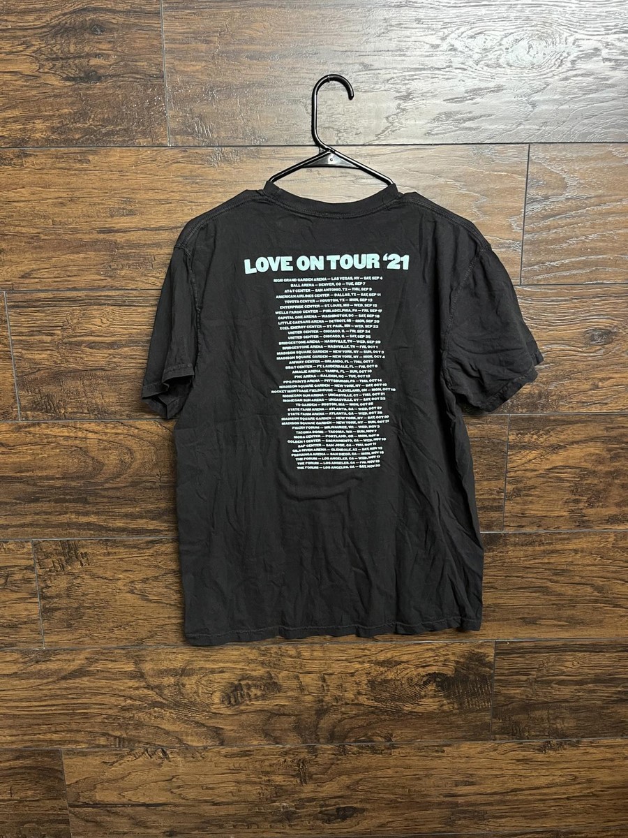 Harry Styles Tour Tee - Overalls Love on Tour 2021 Shirt -M | eBay