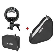 US GODOX 40*40cm S-Type Bracket Bowens Mount Holder softbox f speedlite AD200