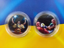 Ukraine Set 2 Souvenirm&uuml;nzen - wie Wertmarke Usyk absoluter Weltmeister. Boxe...