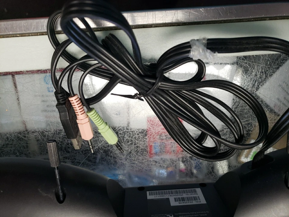 Gateway 2522547R MultiMedia USB Flat Panel LCD Speaker Bar ( NO KNOB) FREE SHIP - Image 3 of 4