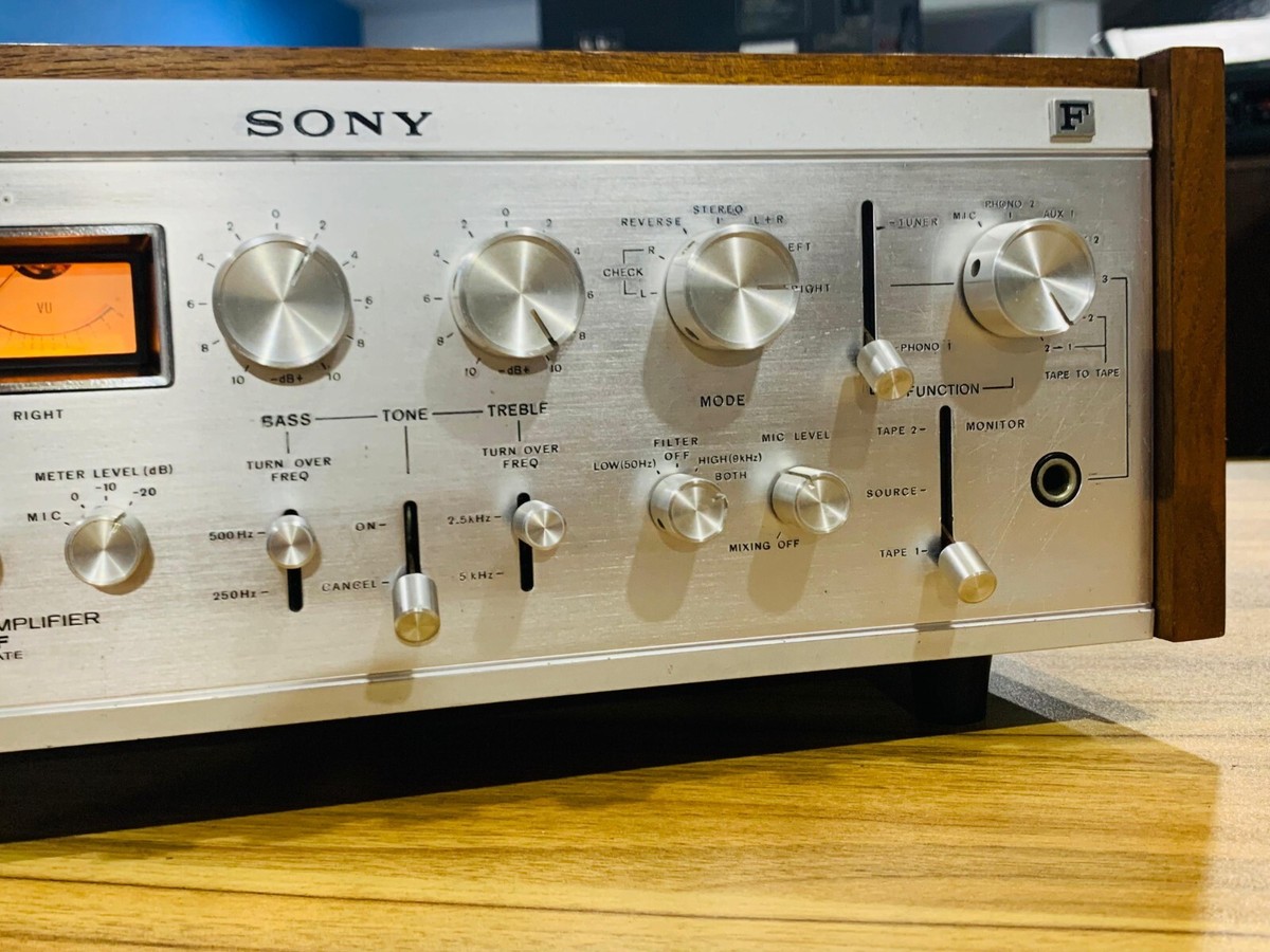 ✨️SONY TA-2000F プリアンプ✨️ Sony TA-2000F Vintage Preamplifier with Phono and Meters
