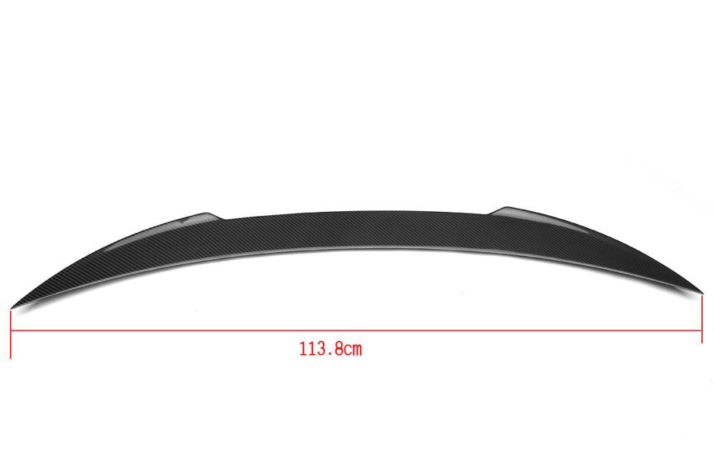 For Maserati Ghibli Sedan 2014-24 REAL Carbon Fiber Rear Trunk Spoiler Wing Lip