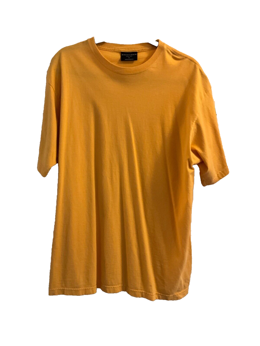 Vintage Britches Yellow Mustard XL Mens T-Shirt 🔥 VTG 90's