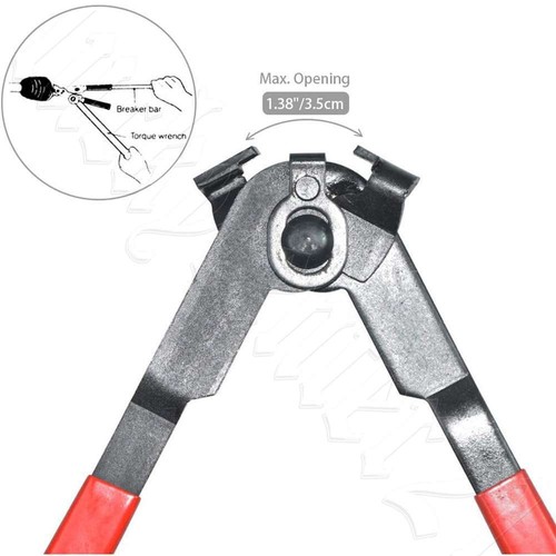 2pcs Auto CV Joint Boot Clamps Pliers Automobile Car Banding Clamp Set Tool Kit - Picture 10 of 12