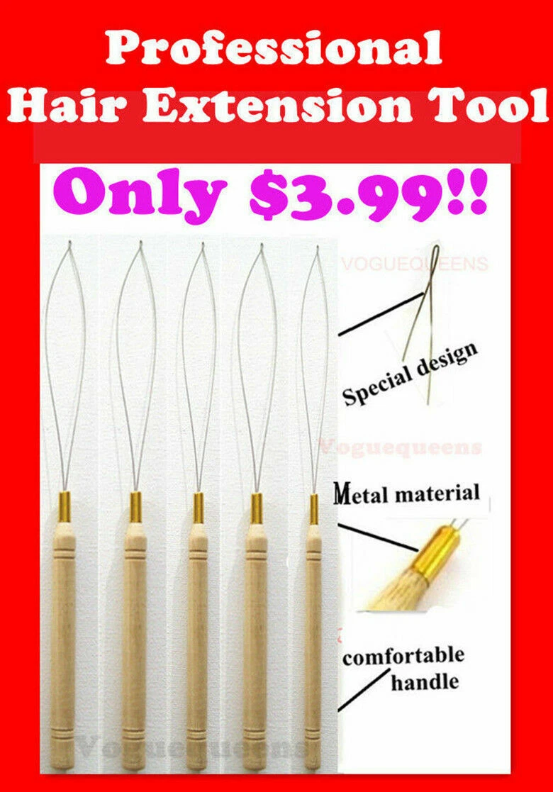 High Quality Pulling Needle for applying Micro Bead Hair Extension