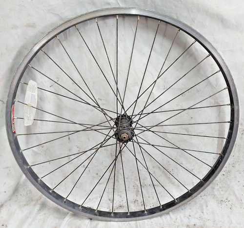 Trek Matrix 550 26" Front MTB Bike Wheel Black QR Hardtail Hybrid Fast Shipping! - Picture 2 of 10