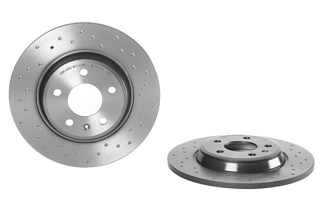 Brembo Rear Brake Kit Ceramic Pads Xtra Disc Rotors for Audi A4 A5 Q