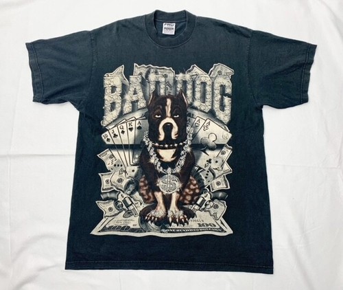Vintage Y2K Bad Dog Bling T-Shirt XLT 