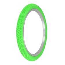 PRO BMX Bike Tire 20" x 1.95" P-1171 Green/Green Sidewall
