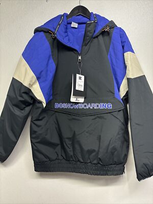 DC Transition Rev Snow Jacket Men's Medium Black Purple White