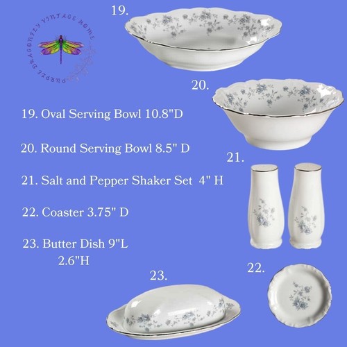 Colección Guirnalda Azul Johann Haviland *Vajilla Vintage *Envío Gratis - Imagen 36 de 36