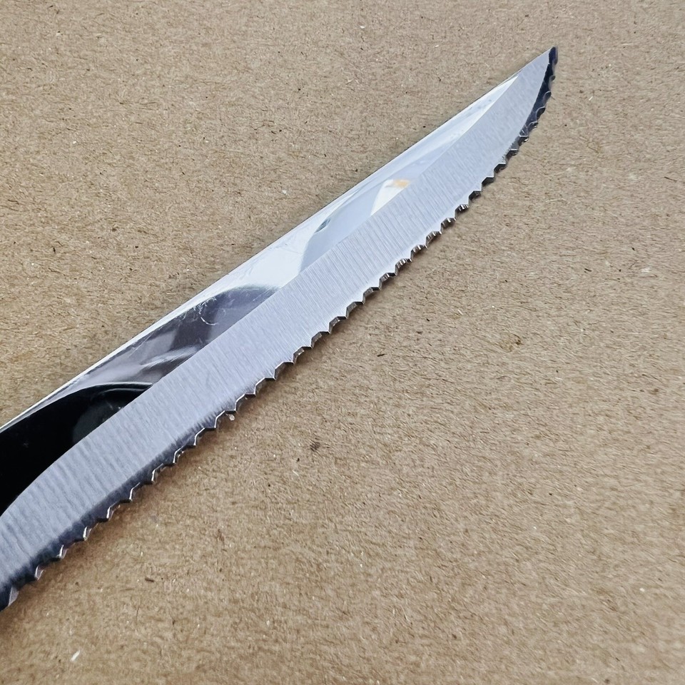 Cutco Serrated Trimmer Knife 1721 KH Pearl White Handle Olean NY Made