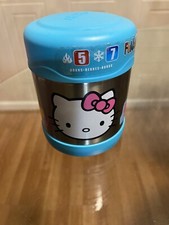 THERMOS FUNTAINER VACUUM INSULATED FOOD JAR CONTAINER HOT COLD RED 10 OZ OUNCE