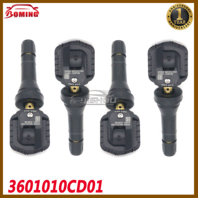 Set 4 TPMS Tire Pressure Sensor For ChangAn CS35 CS55 PLUS Raeton CC 3601010CD01