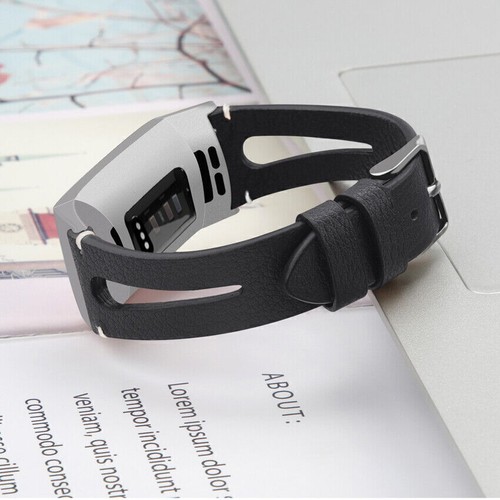 Genuine Leather Bracelet Strap Watch Band For Fitbit Versa 3 / Sense / Versa 1 2 - Picture 6 of 17