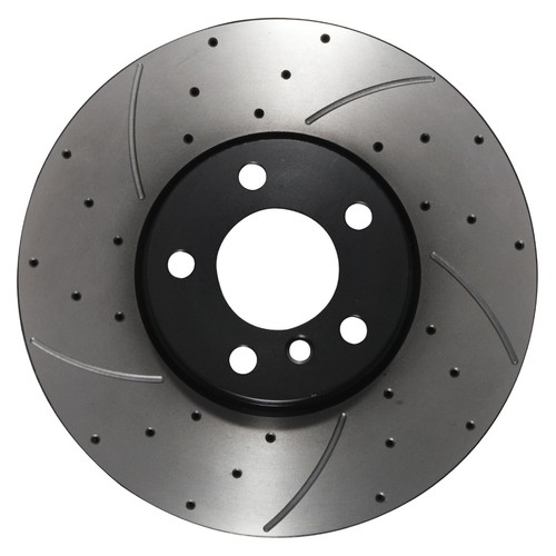DISCOS DE FRENO DELANTEROS PERFORADOS RANURADOS 332MM BMW X5 E53 00-06 - Imagen 3 de 9