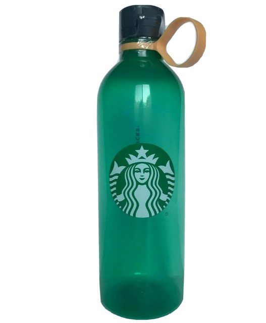 Starbucks Water Bottle Green Plastic 24oz BPA Free Sealed “Rare” eBay