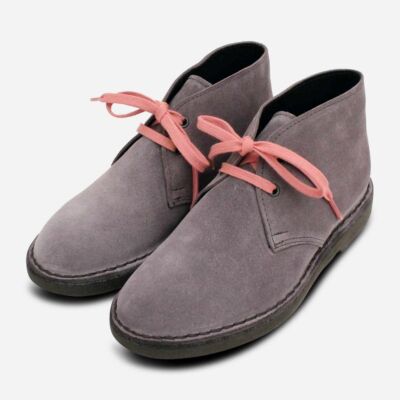 Arthur Knight Kebo grau Wildleder Damen Designer italienische Wüstenstiefel