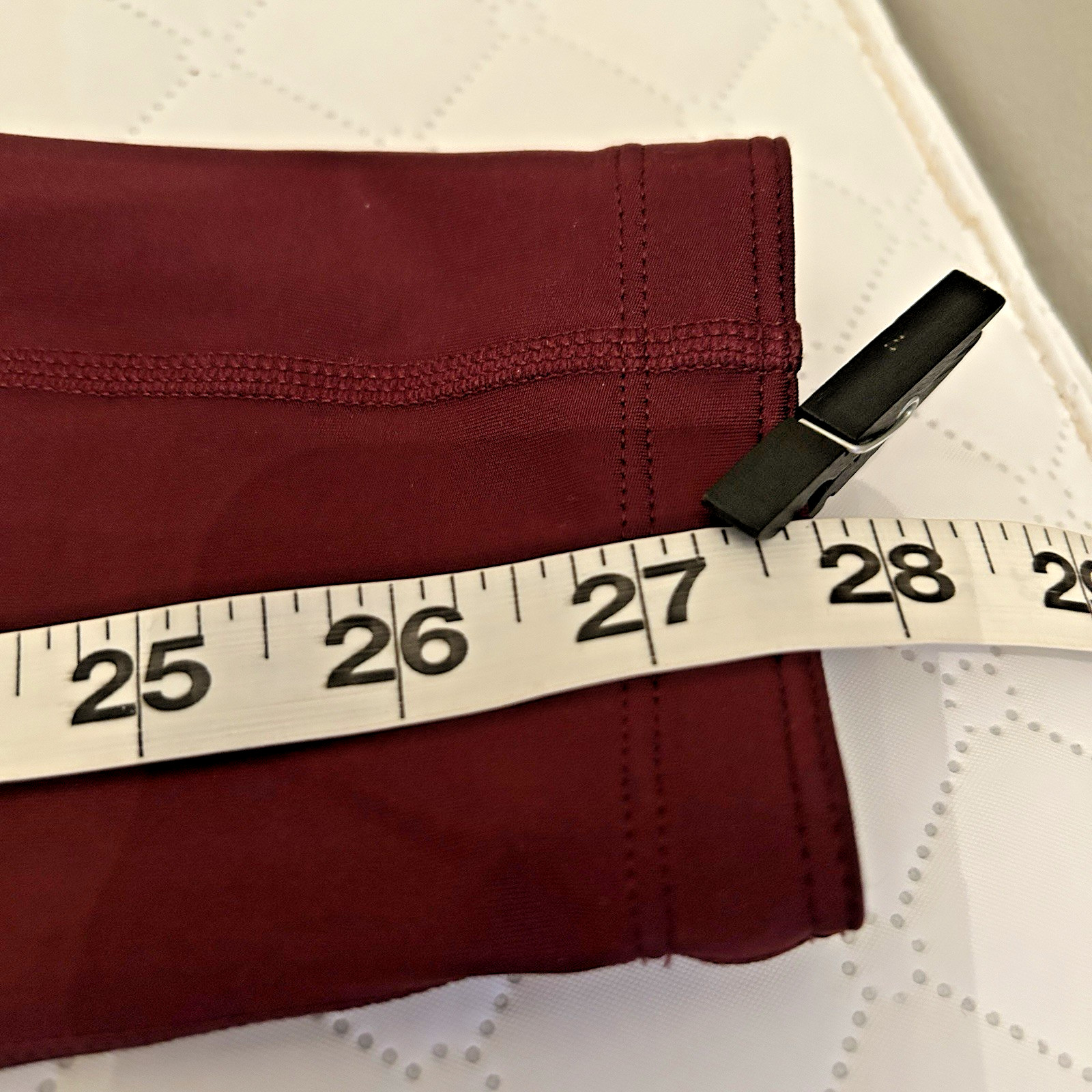 Xersion Padded Cycling Leggings Full Length High Rise Women Small Maroon UPF NWT