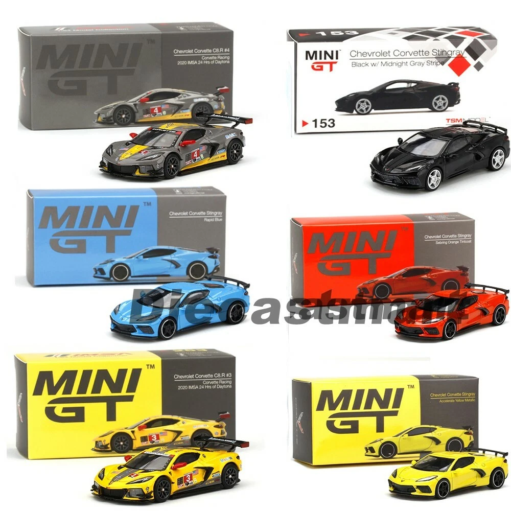 Mini GT 1:64 2020 Chevrolet Corvette C8 Stingray Diecast Model Car Brand New