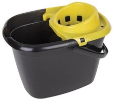 14L Plastic Mop Bucket, Yellow - 104888 YELLOW