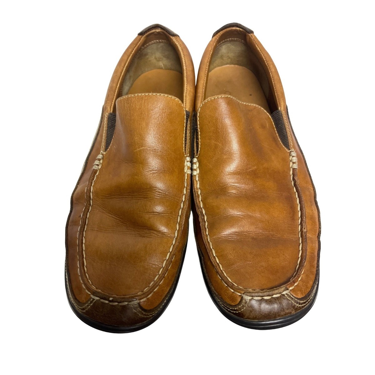 Cole Haan Tucker Venetian Loafer Slip On Driving Shoe Tan 