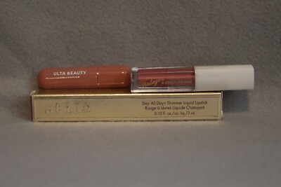 Bundle of 3 Liquid Lipstick Stila Stay Shimmer Full Vintage & Ulta Mini Pink NEW