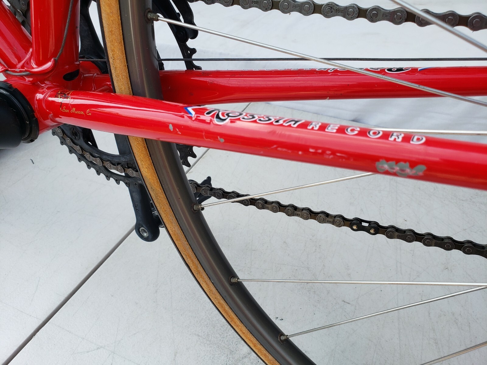 Vintage Rossin Road Bike 58/59cm Columbus tube & Full Campagnolo