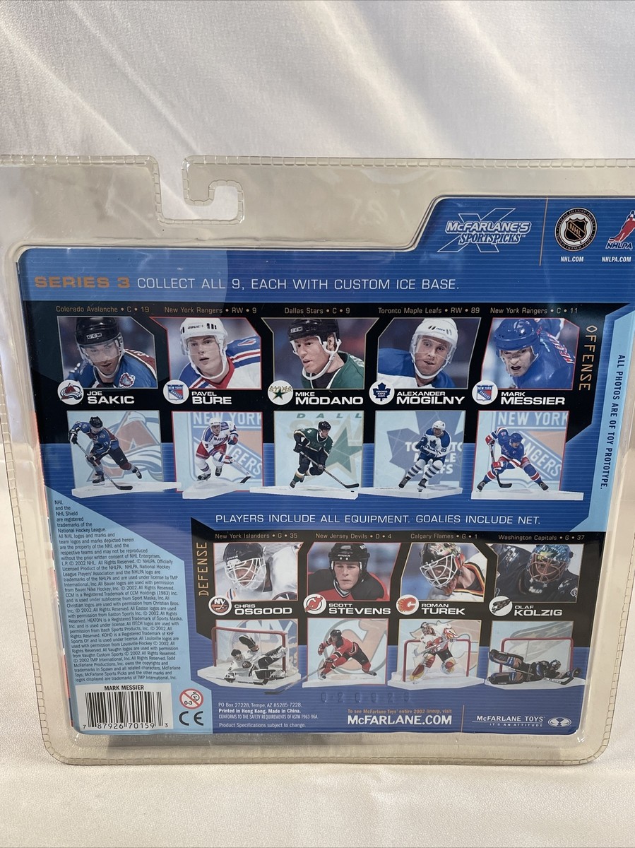 2002 McFarlane Sports Picks NHL Series 3 MARK MESSIER New York