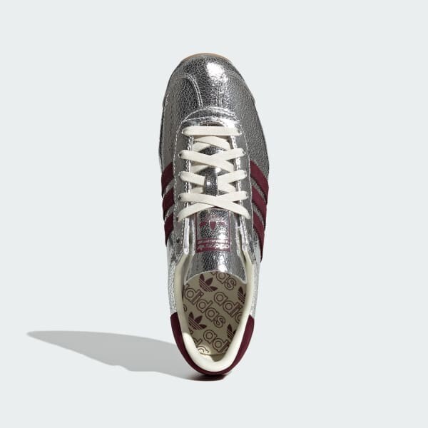 adidas Originals Country OG for ladies JQ5111 Silver Metallic / Maroon 2025 new WMNS) adidas Country OG  main image 4
