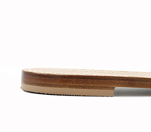 Handgefertigte Damen Leder Sandalen Zehentrenner niedrig gold Capri Positano Capresi - Bild 8 von 9