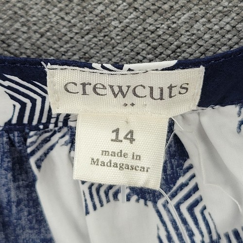 CrewCuts 14 Navy White Art Tunic Top 1406 - Picture 4 of 8