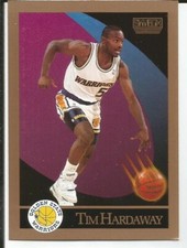 TIM HARDAWAY 1990-91 SKYBOX ROOKIE CARD NEAR MINT CONDITION