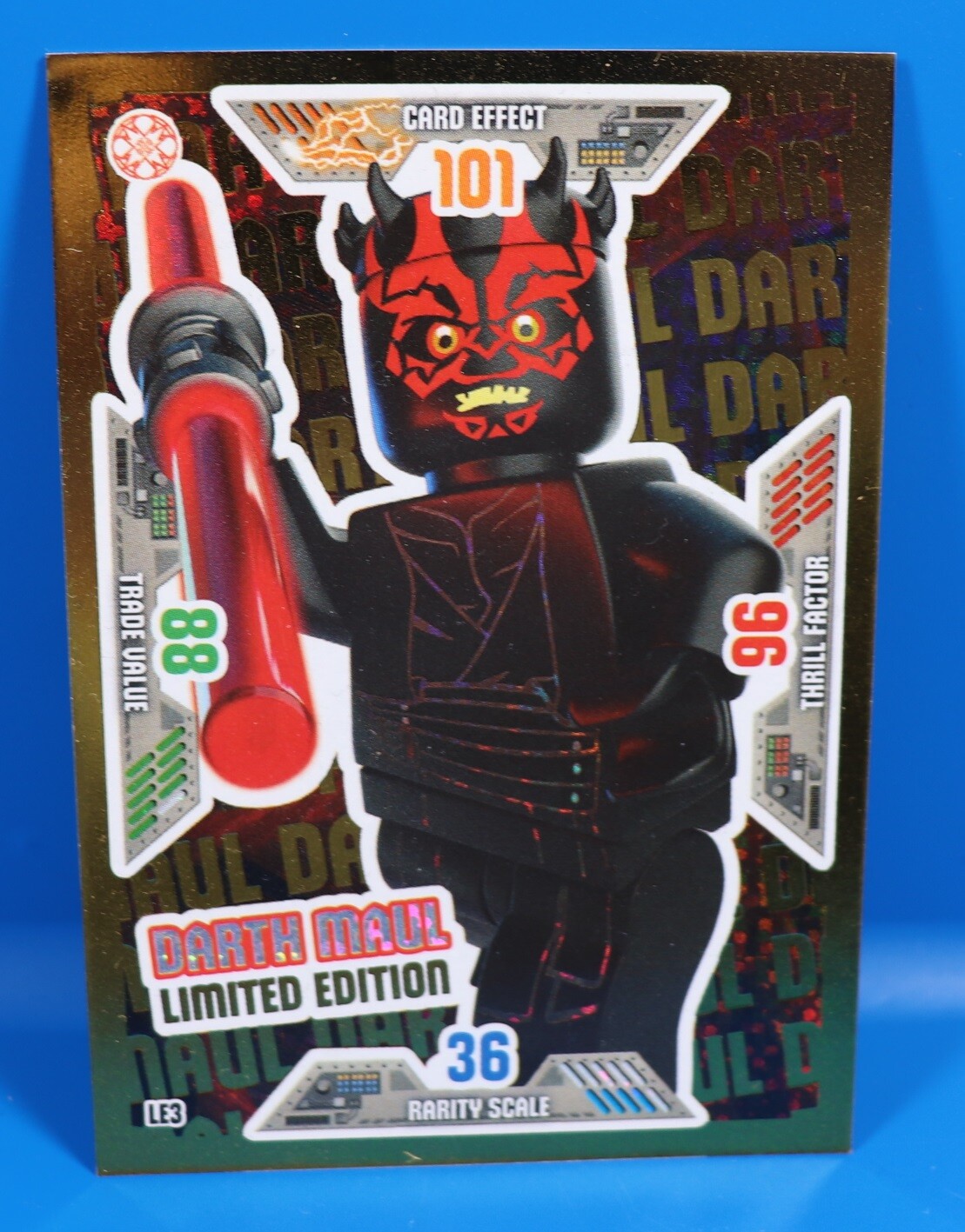 Карточная игра LEGO Star Wars Дарт Мол Ограниченная карта LE03 1490₽