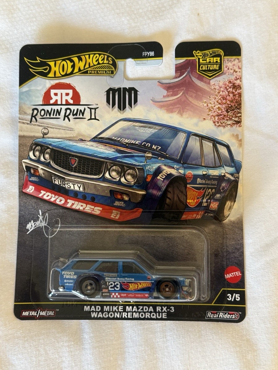 2025 HOT WHEELS CAR CULTURE RONIN RUN II MAD MIKE MAZDA RX-3 WAGON