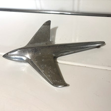 Vintage 1951 Studebaker Champion Commander Plane Airplane Hood Emblem