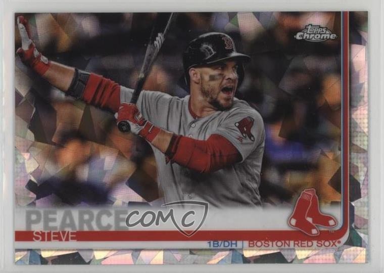 2019 Topps Chrome Sapphire Steve Pearce #694 0p1q