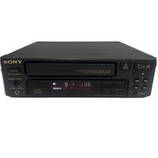 Sony CDP-S37 Compact Disc CD Player Unit 1990 Made In Japan Tested Works Video