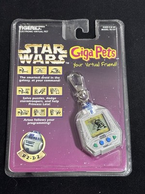 STAR WARS Giga Pets R2-D2 Vtg Tiger Electronics Collectable Toy 1997 NEW Sealed