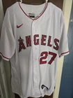 Mike Trout Signed #27 Angels MLB Nike Authentic MLB Jersey With Authentication