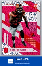 Ibraheim Campbell 2017 Panini Unparalleled #47 Pink Cleveland Browns E72